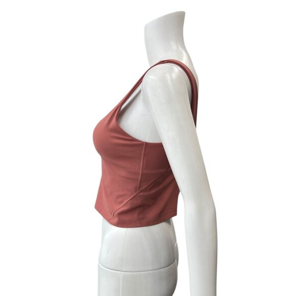 $68 Lululemon Dusty Pink Clay Align V-Neck Tank Top size 8 - Picture 4 of 5